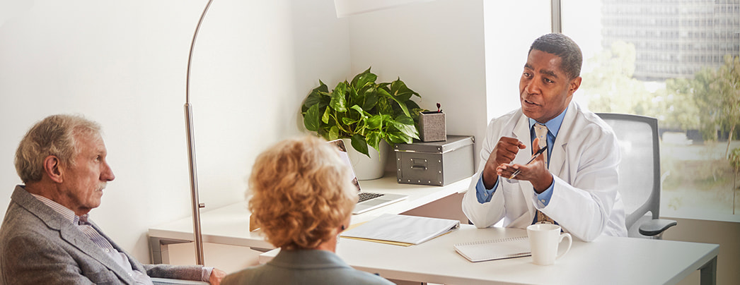 Talking with their doctor