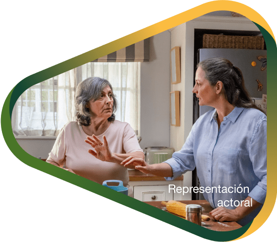 ¿Qué es la agitación que puede  ocurrir con la demencia debido a la enfermedad de Alzheimer?