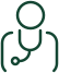 Green doctor icon